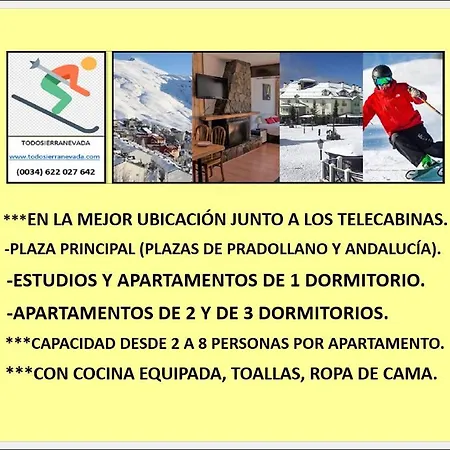 & Snow Apartmentos By Todosierranevada - Plaza Principal Junto A Telecabinas Apartamento *